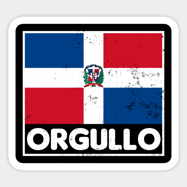 Dominican Republic Shirt | Orgullo Pride Flag Gift Sticker by Gawkclothing